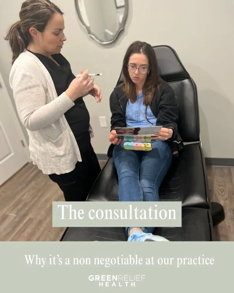 The consultation, never optional at this practice